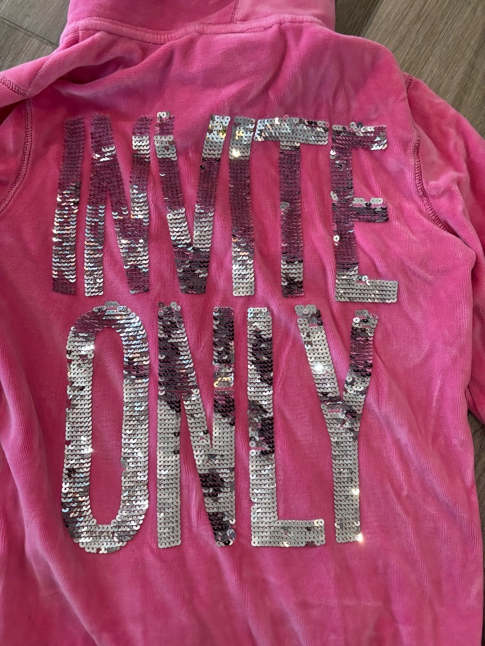 VINTAGE PINK HOODIE - Picture 6 of 6